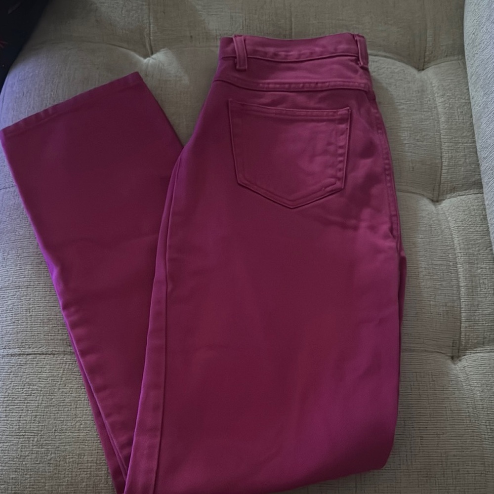 Newport News Pink Flare & Wide Leg Jeans